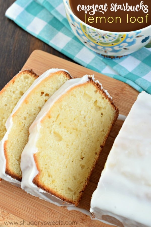 You've got to try this delicious, moist Copycat Starbucks Lemon Loaf recipe!
