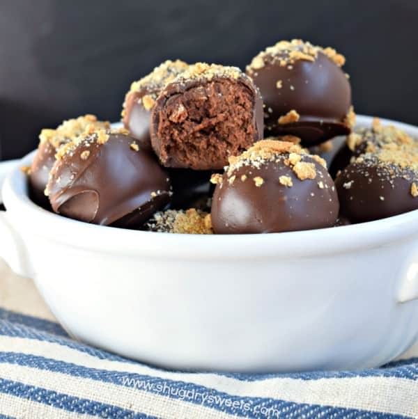 Easy Chocolate Truffles - Shugary Sweets