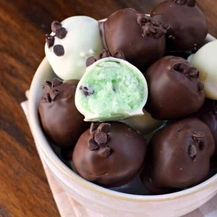 Mint Chocolate Truffles