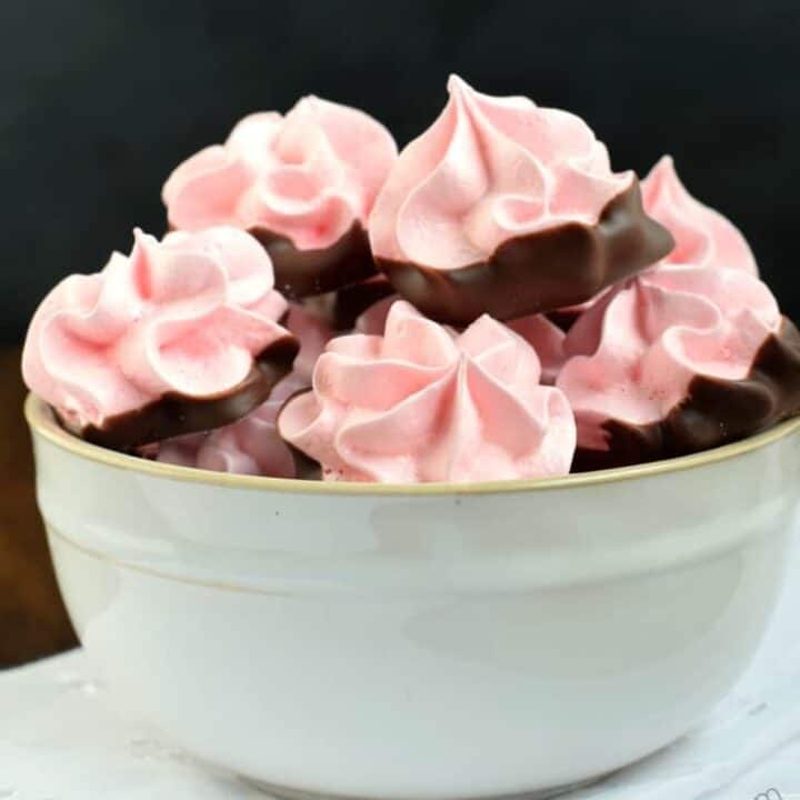 Strawberry Meringues