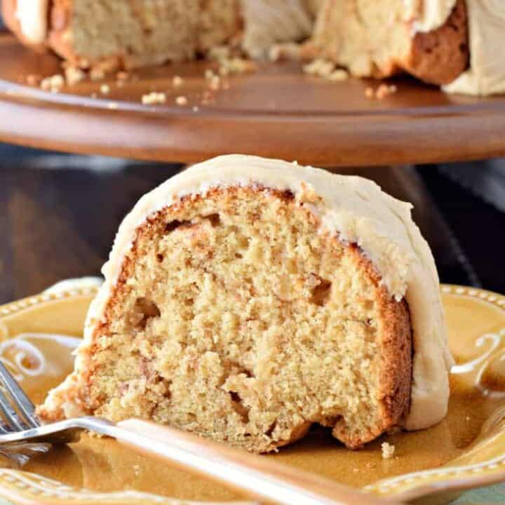 Caramel Apple Bundt Cake