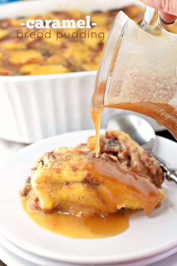 caramel bread pudding