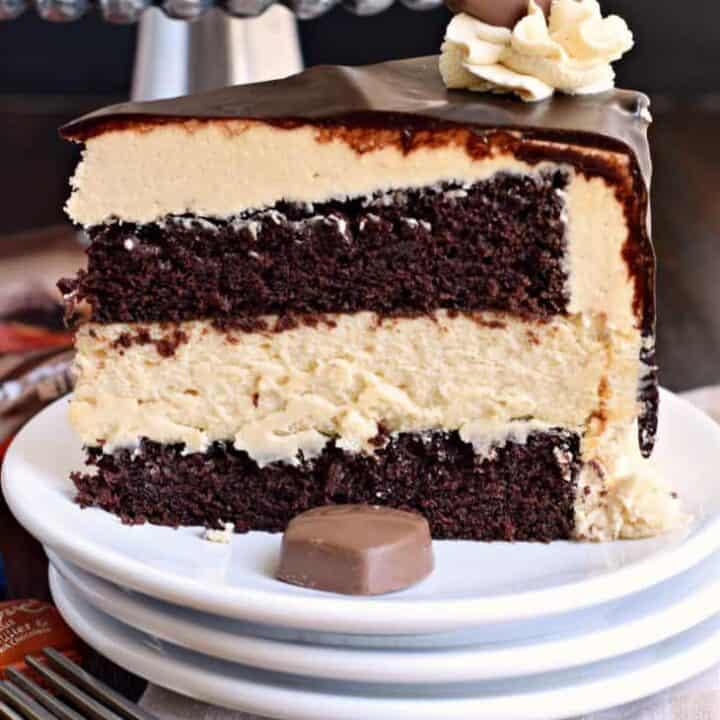 Chocolate Peanut Butter Cheesecake Cake