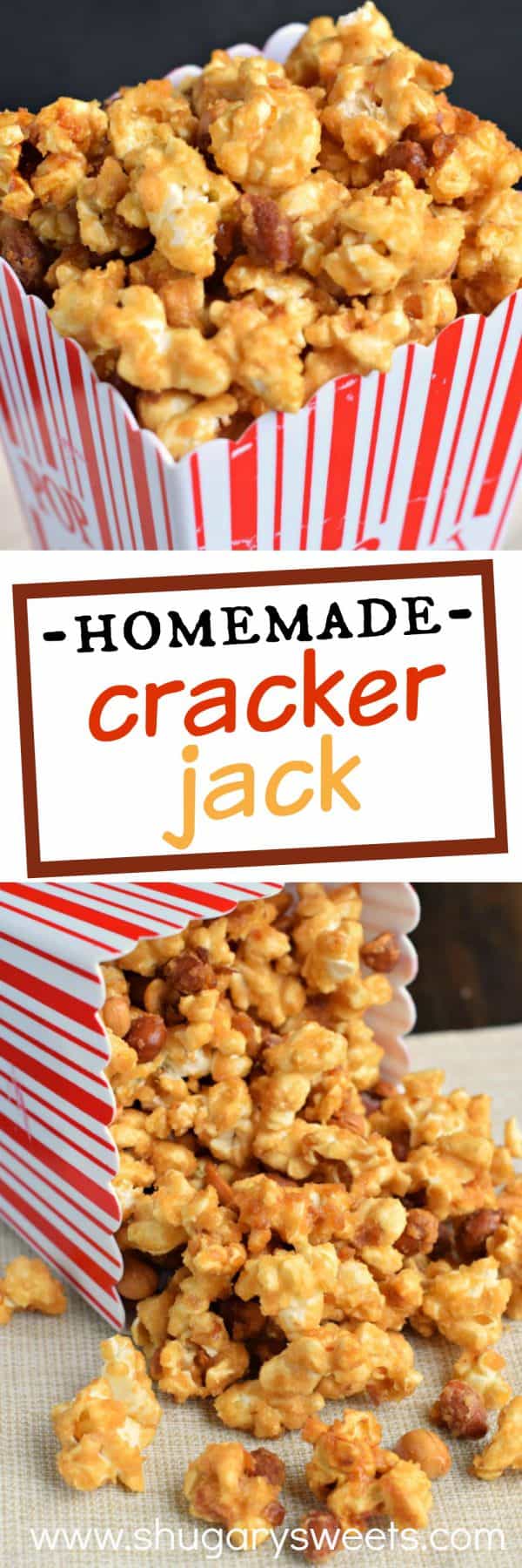 Homemade Cracker Jack Shugary Sweets