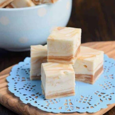 White Chocolate Caramel Fudge