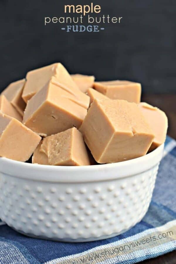 One bite of this smooth, creamy Maple Peanut Butter Fudge and you'll be taken back to your favorite vacation spot! Easy to make with no candy thermometer needed!