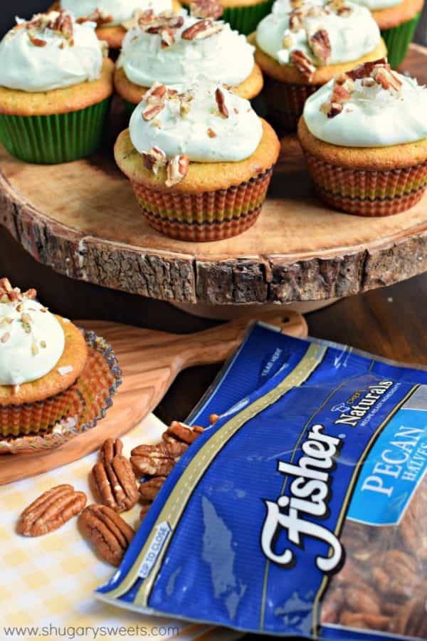 You're going to LOVE these Watergate Cupcakes! Extremely nutty and moist thanks to pistachio pudding and pecans. Topped with a sweet, light whipped frosting, which is perfect for summer!