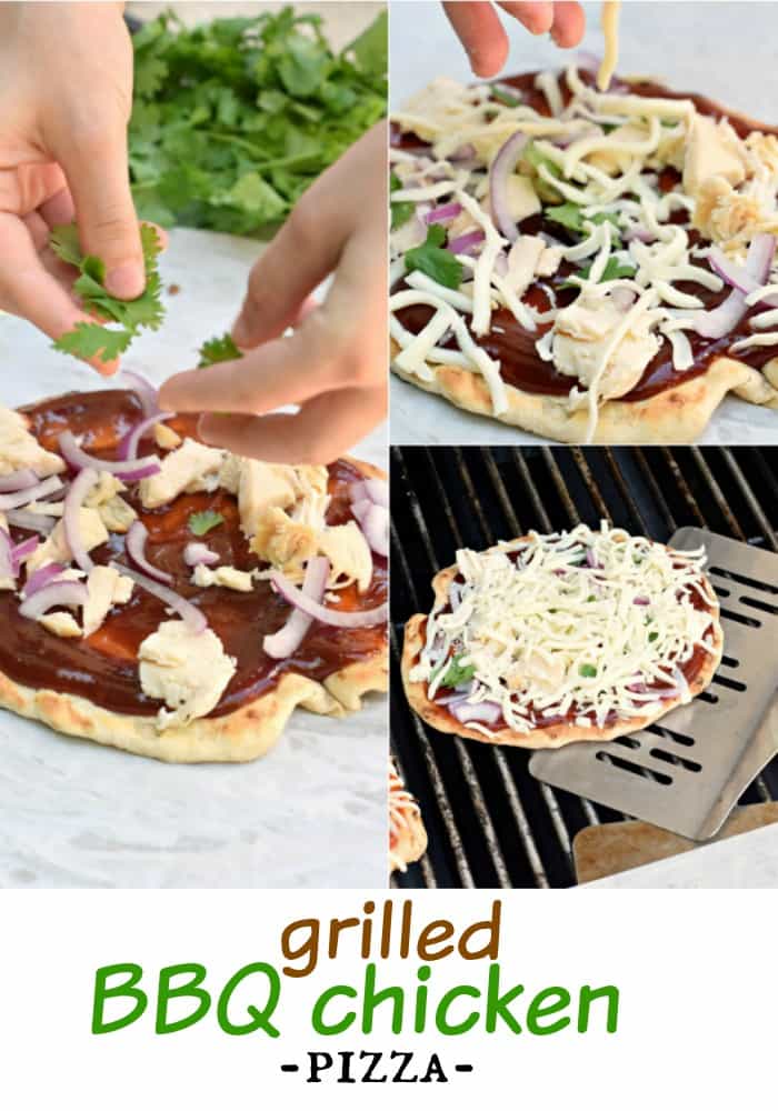 Make your next pizza on the grill with this delicious BBQ Chicken Pizza recipe (includes the perfect crust recipe too)!