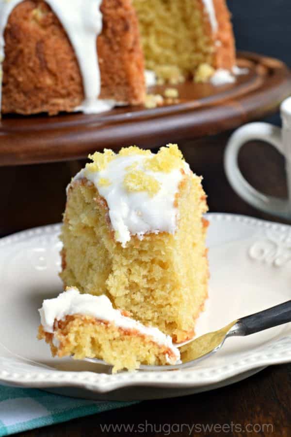 This Lemon Zucchini Cake is bright and full of flavor! Perfect for using up those garden zucchini in this recipe that's great for dessert, breakfast or tea time!
