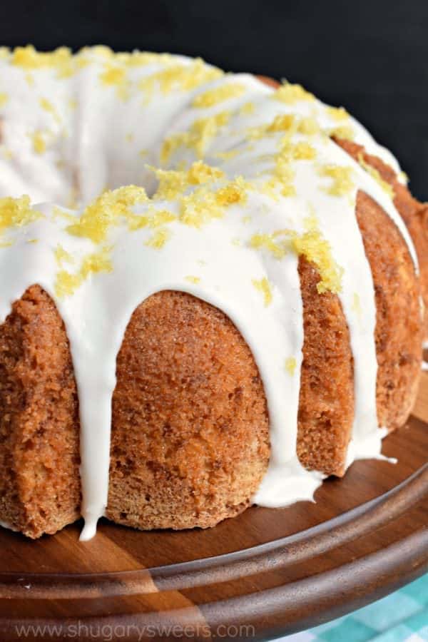 This Lemon Zucchini Cake is bright and full of flavor! Perfect for using up those garden zucchini in this recipe that's great for dessert, breakfast or tea time!