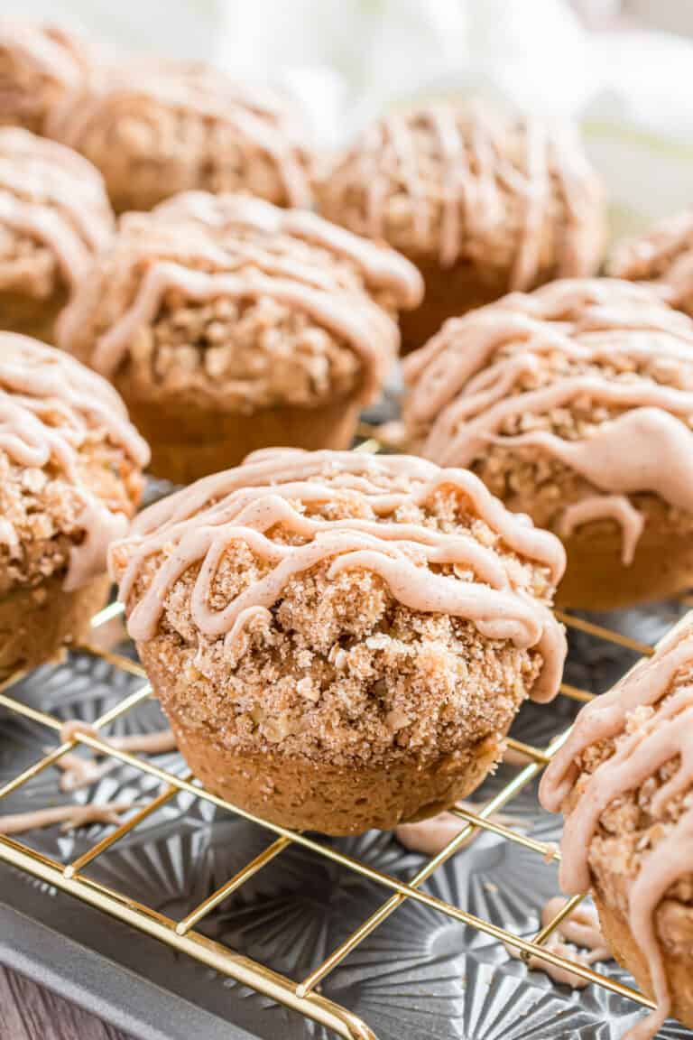 Cinnamon Streusel Zucchini Muffins Shugary Sweets