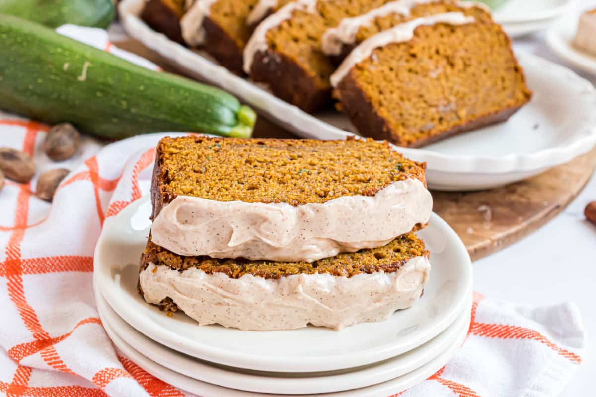 Pumpkin Zucchini Bread [www.shugarysweets.com]