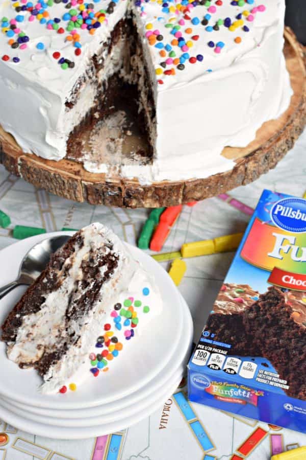 Mocha Brownie Ice Cream Cake  The Best Homemade Ice Cream Cake