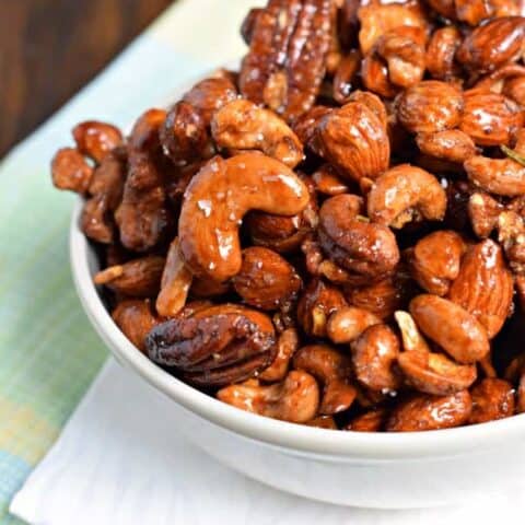 Rosemary Chipotle Roasted Nuts
