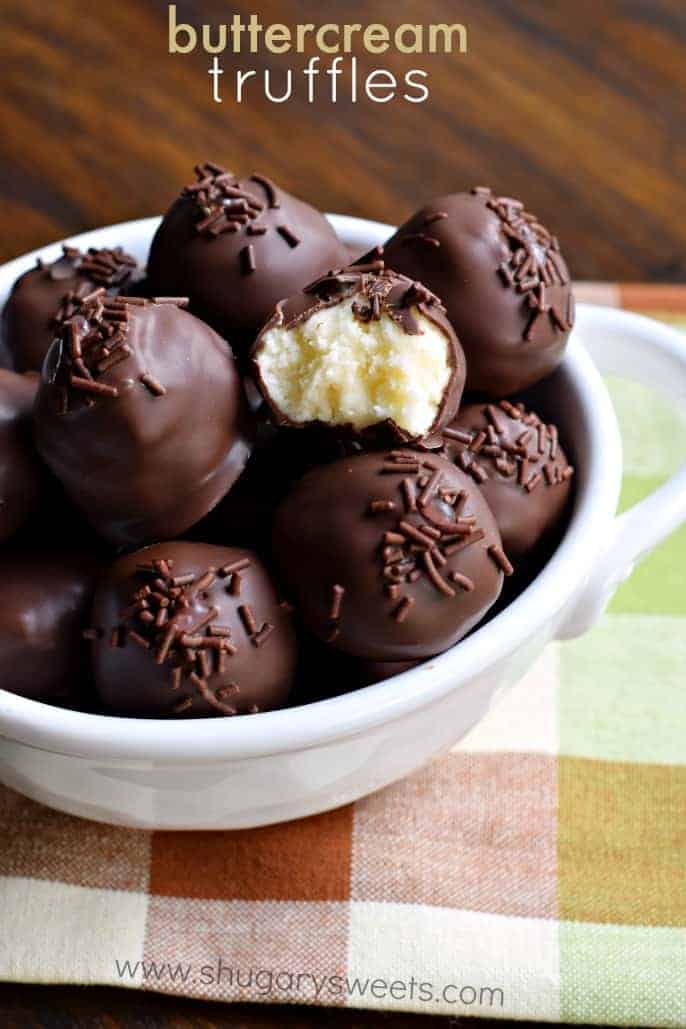 Buttercream Truffles - Shugary Sweets