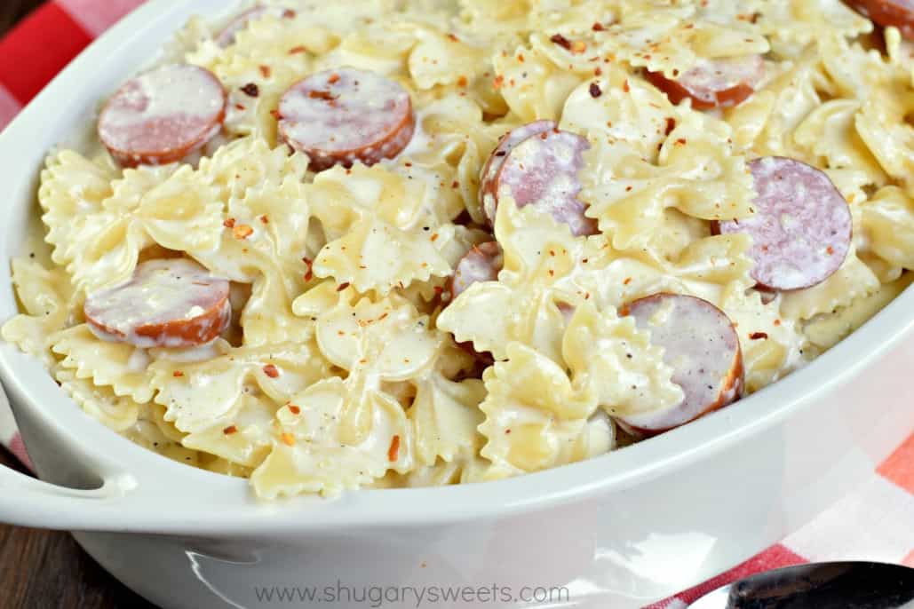 Creamy Sausage Alfredo Pasta Recipe in 30 minutes