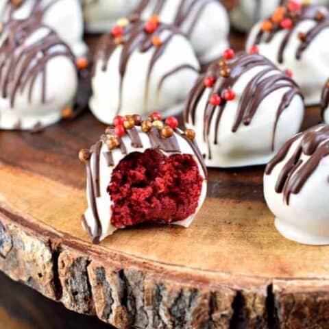 Red Velvet Cake Balls