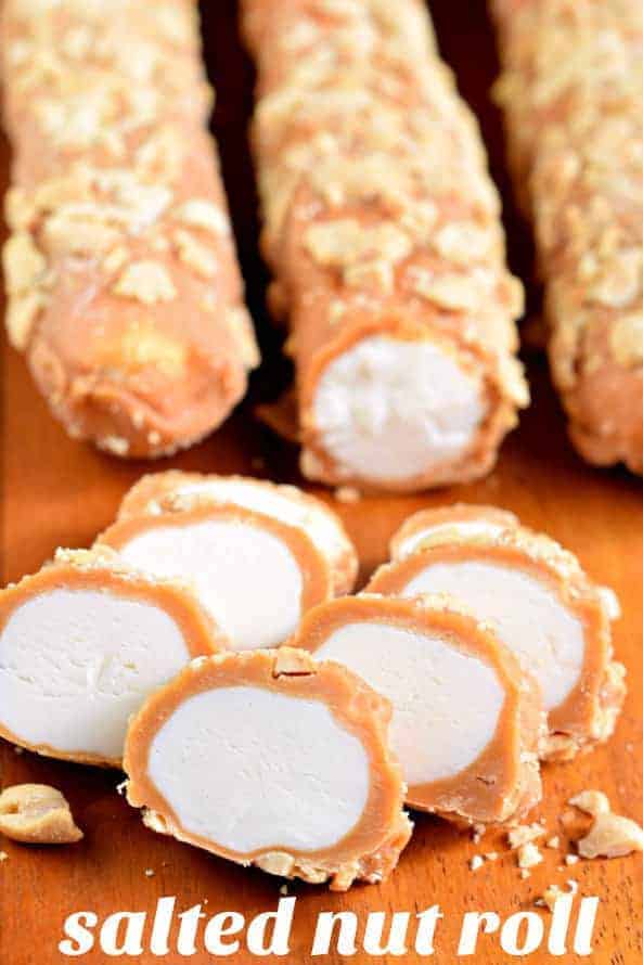 Salted Nut Roll is a candy store classic. You can make it at home, and give all your favorite people a homemade Christmas gift this year!