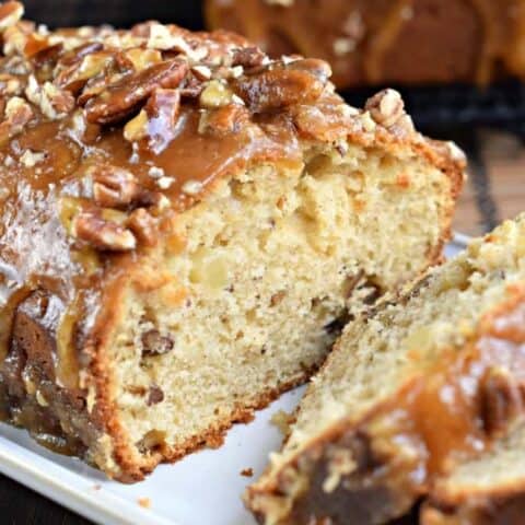 Praline Topped Apple Bread