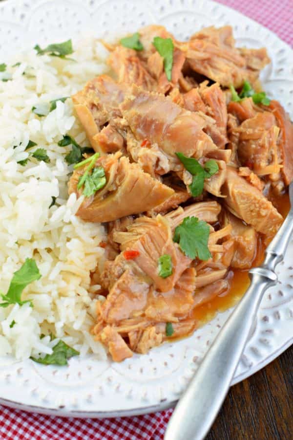 This Slow Cooker Sweet Chili Chicken has a sweet and tangy flavor that your family will love! Dust off your crockpot and get cooking!