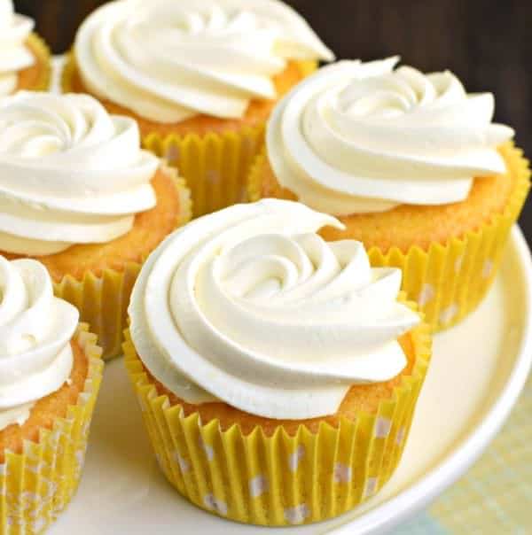 Incredibly easy, these Lemon Pudding Cupcakes are moist and delicious! Topped with a creamy, light lemon frosting, you'll love to sink your teeth into one of these cupcakes!