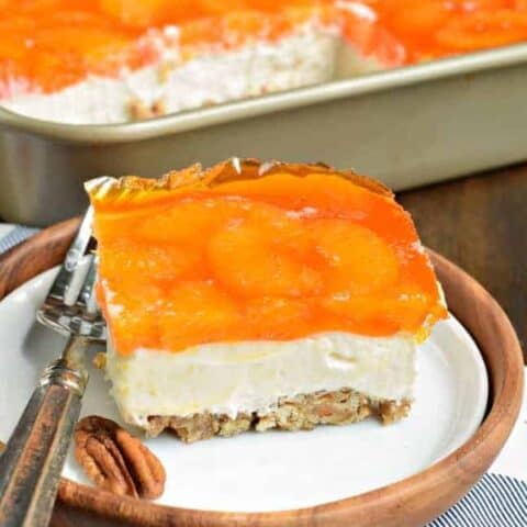 Mandarin Orange Pretzel Bars