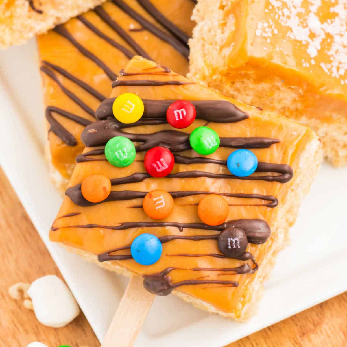 Caramel Rice Krispie Treats Recipe