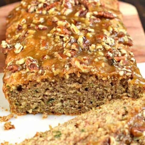 Praline Topped Zucchini Bread