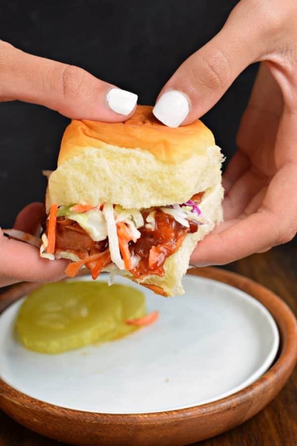 Wondering how to use jackfruit to make the most delicious BBQ Jackfruit Sliders and learn why this food is so trendy?? It's all about the texture and flavor of this vegetarian dish!