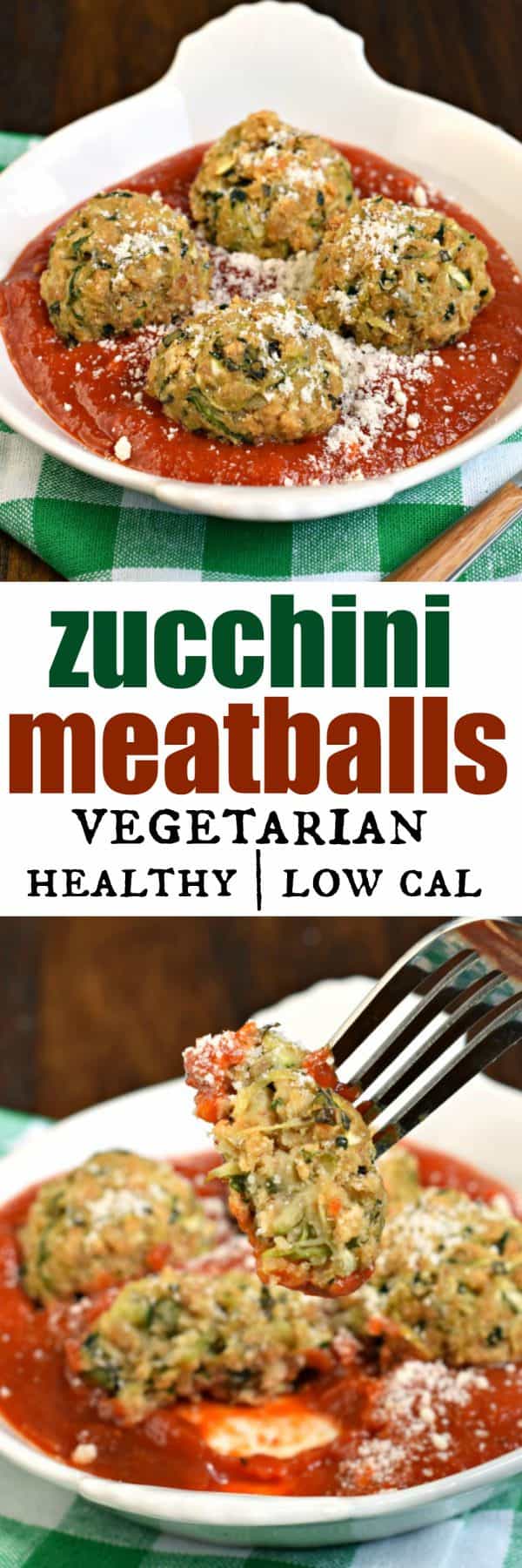 Easy Healthy Vegetarian Zucchini Meatballs - Shugary Sweets