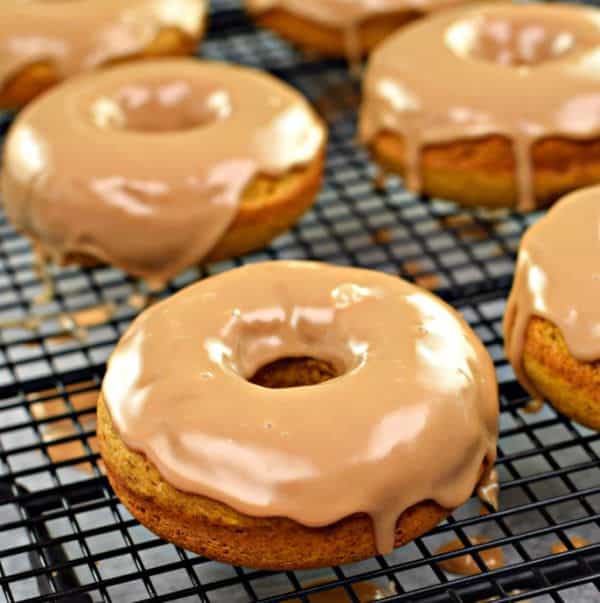 Soft pumpkin donuts topped with a maple glaze are exactly how I want to celebrate a fall morning. Bake a batch of Maple Glazed Pumpkin Donuts today!