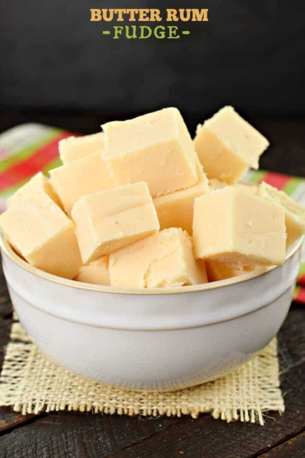 butter rum fudge