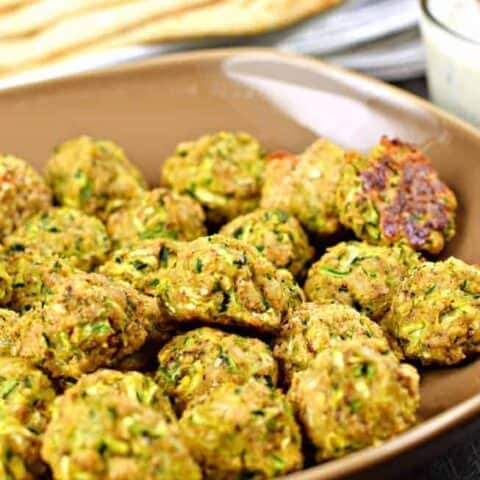 Greek Zucchini Meatballs