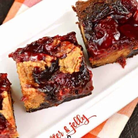 Peanut Butter and Jelly Brownies