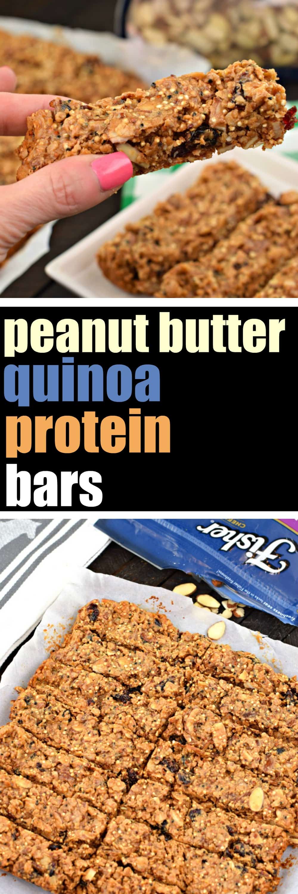 peanutbutterquinoaproteinbars11 Shugary Sweets
