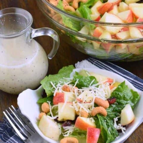 Harvest Salad and Lemon Poppy Seed Dressing