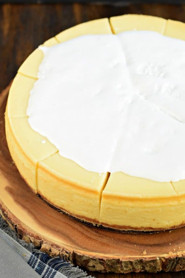 Vanilla Cheesecake with marshmallow cream