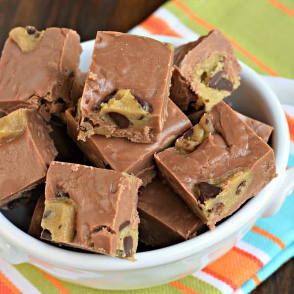 Chocolate Cookie Dough Fudge Recipe