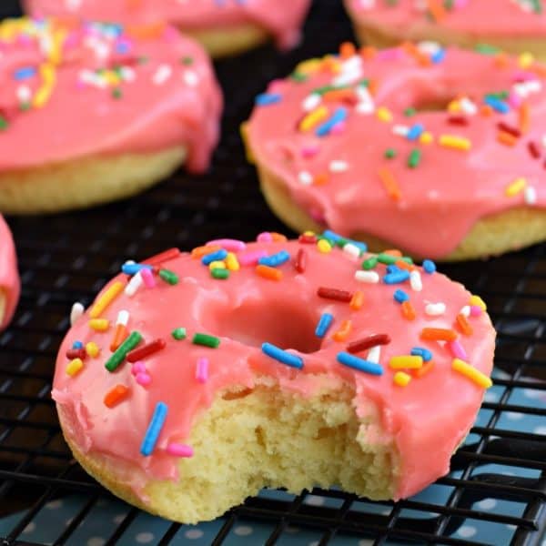 Cherry Frosted Donuts Recipe Shugary Sweets