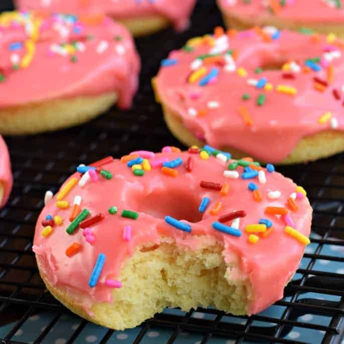 Cherry Frosted Donuts Recipe Shugary Sweets