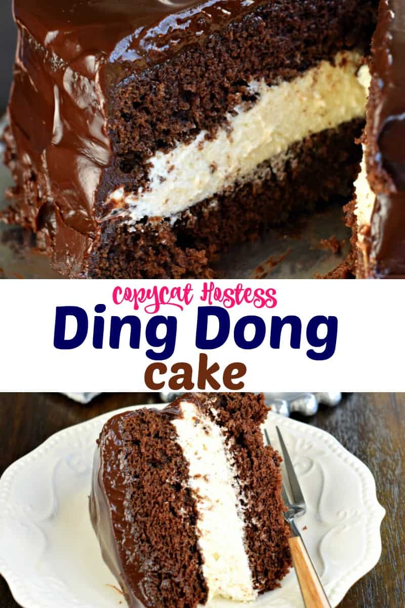 Copycat Hostess Ding Dong Cake Recipe- Shugary Sweets