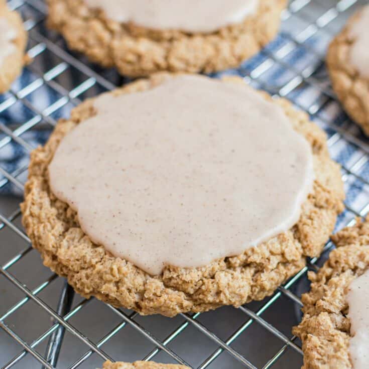 Old Fashioned Iced Oatmeal Cookies Recipe Shugary Sweets