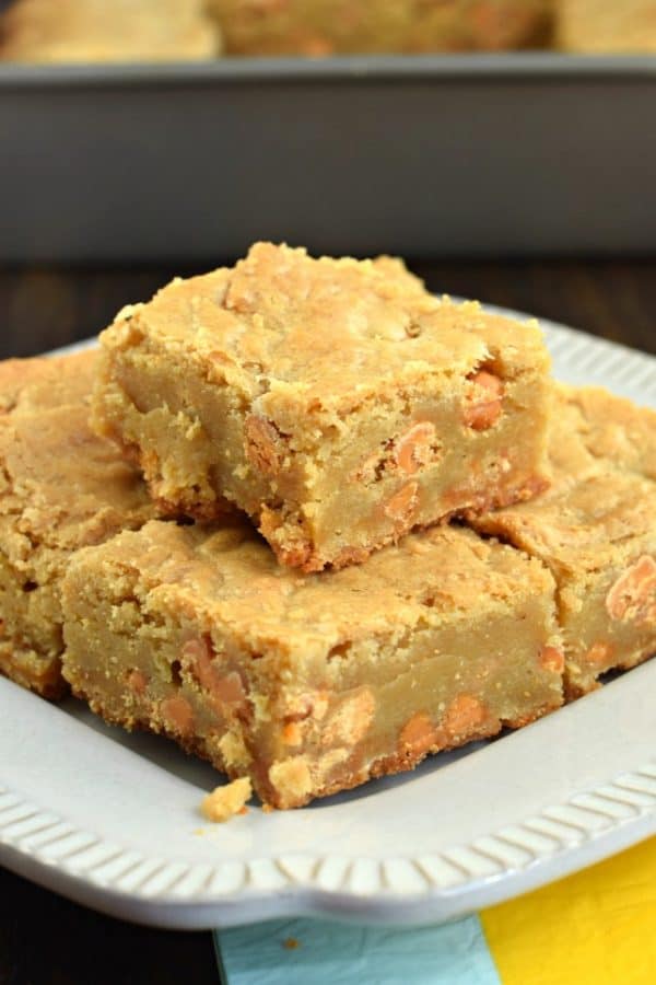 Butterscotch Blondies Recipe Shugary Sweets