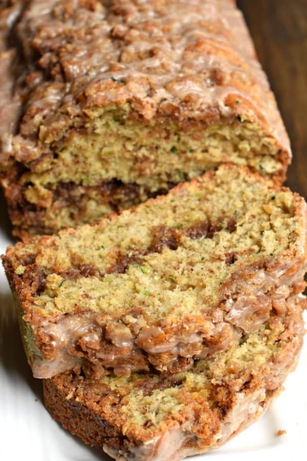 Cinnamon swirl zucchini bread recipe