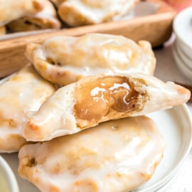 These glazed Apple Hand Pies are the perfect fall treat. And in about 30 minutes, you'll have one of these delicious baked treats in your hands!