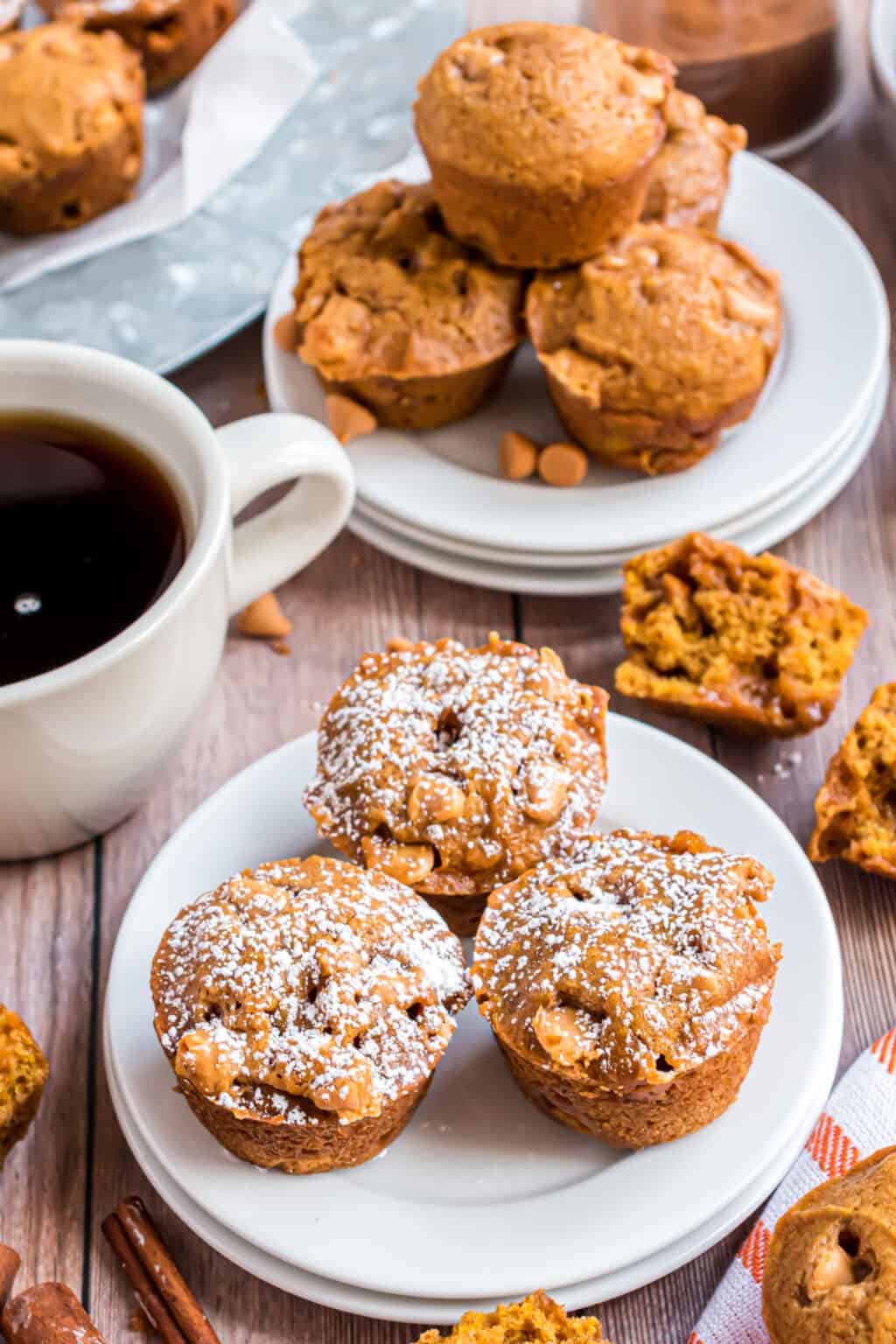 Mini Pumpkin Butterscotch Muffins Recipe Shugary Sweets