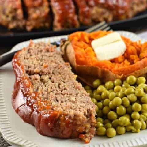 The Best Classic Meatloaf Recipe with BBQ Glaze