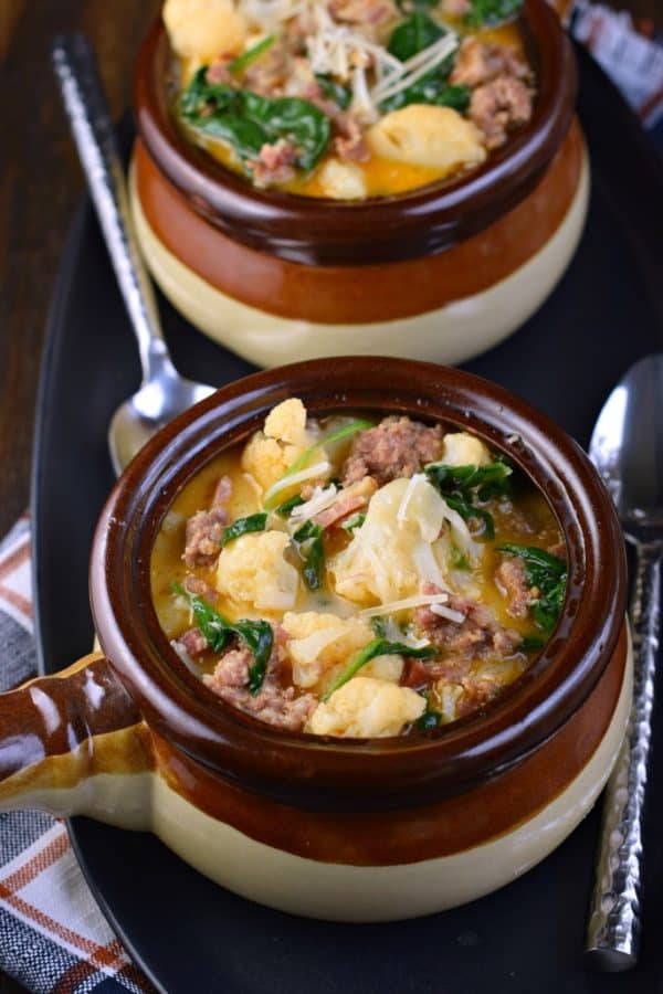 Low Carb Keto Zuppa Toscana Soup Recipe