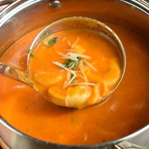 Tomato Tortellini Soup