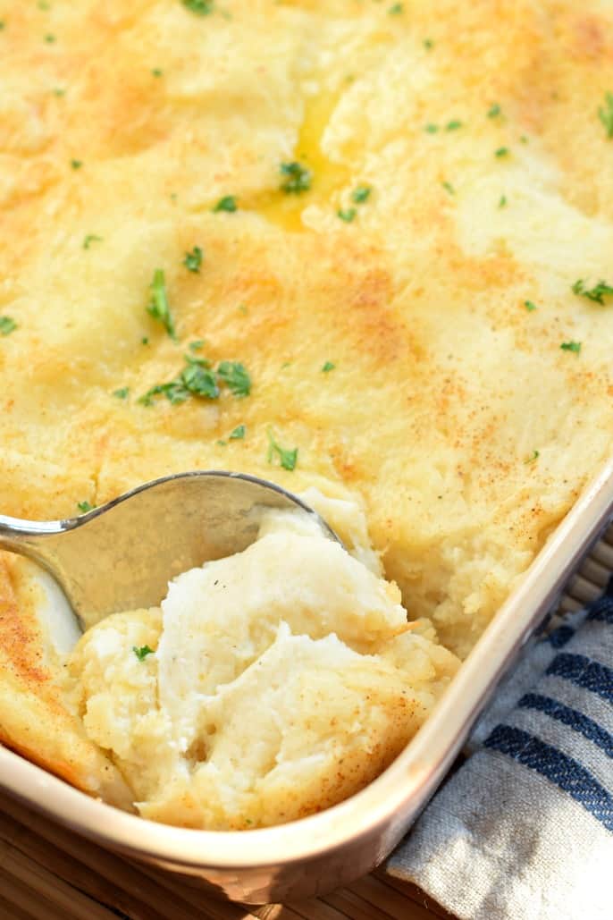 Oven Baked Mashed Potatoes